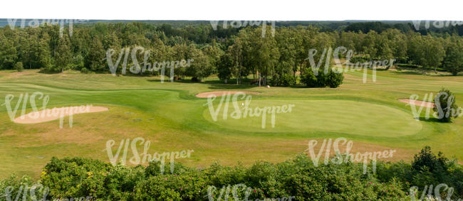 countryside background from above