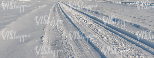 road in the snow