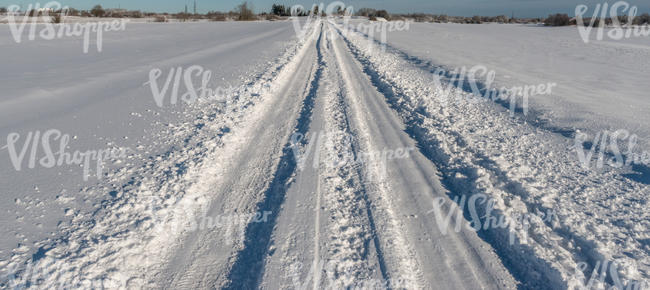 car road in wintertime