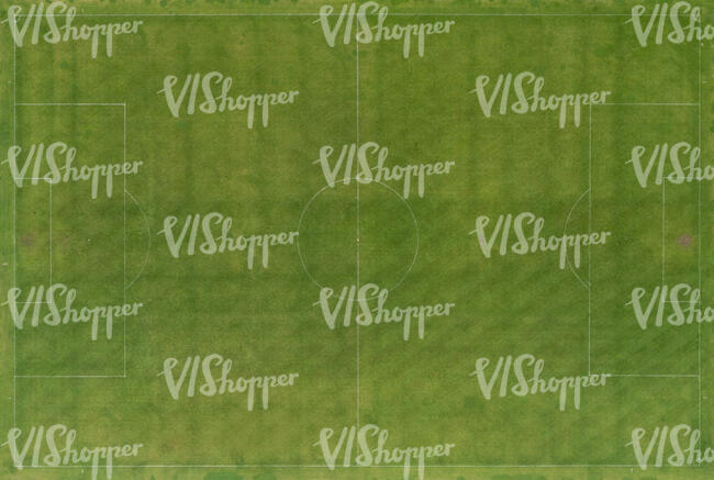 aerial view of a football field