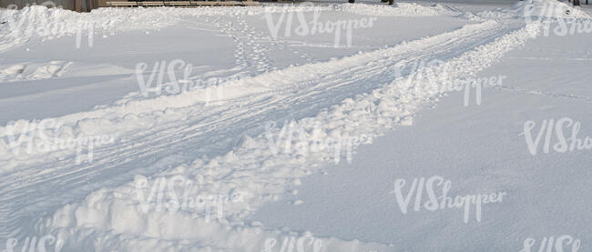 snow covered road