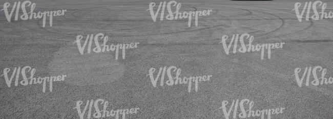 grey asphalt field