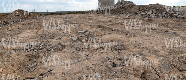 rocky gravel and sand