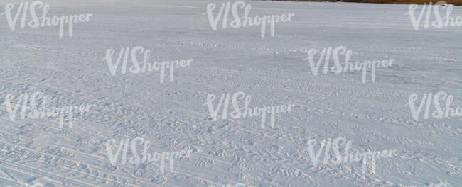 vast snowy field