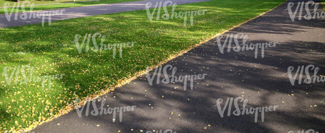 small city pedestrian road