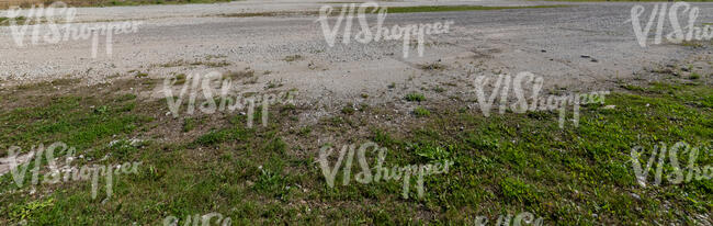 grassy gravel