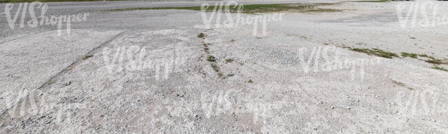 gravel on the ground