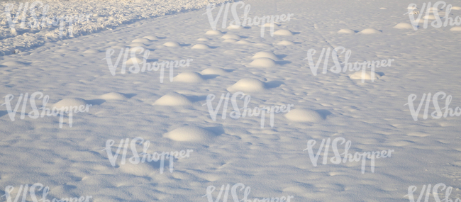 ground covered with snow