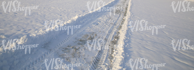 Country road in winter