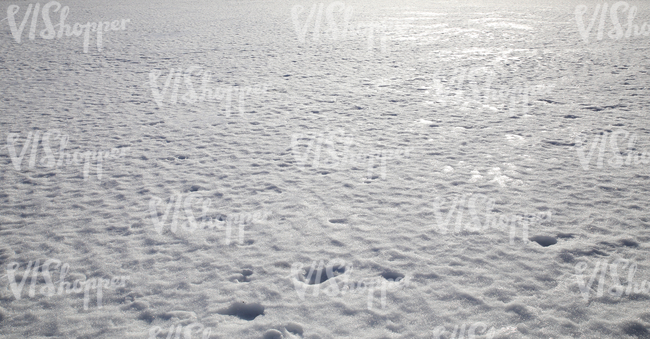 a field of snow