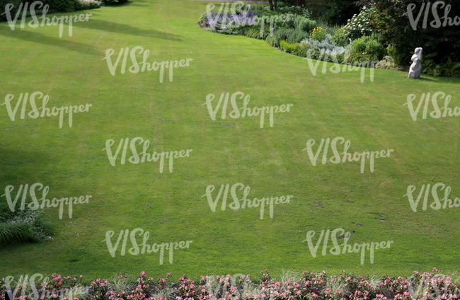 a garden seen from above