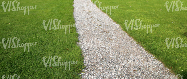 park pathway coevered with gravel