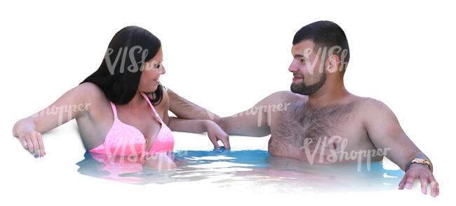 couple sitting in a jaccuzzi