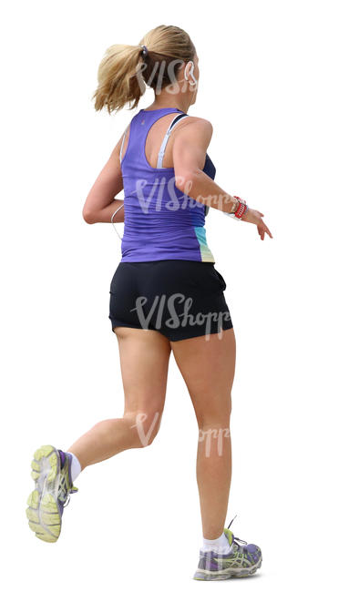 woman jogging