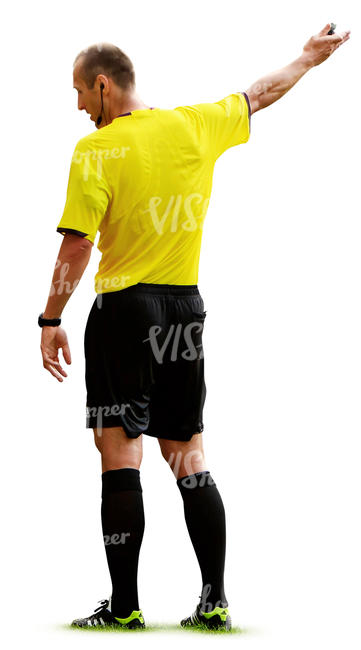 referee standing