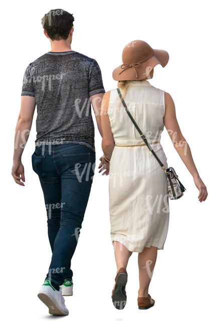 couple walking hand in hand