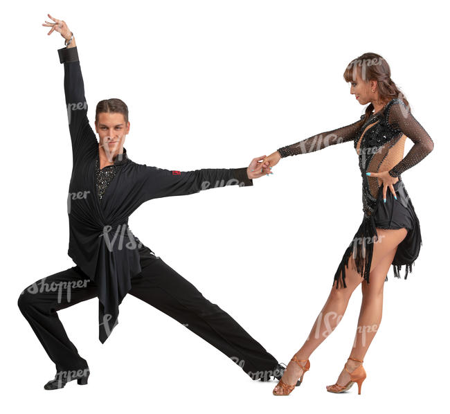 dancesport couple performing