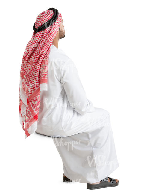 arab man sitting