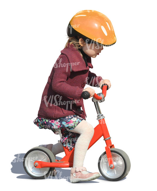 little girl with a likeabike
