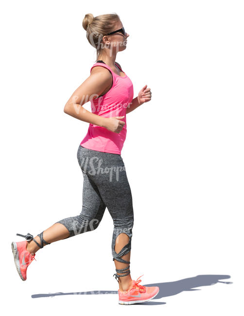 woman running