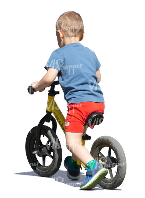 little boy with a likeabike