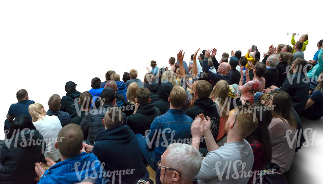 audience sitting and applauding