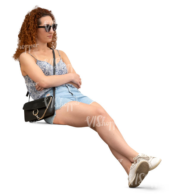 woman sitting