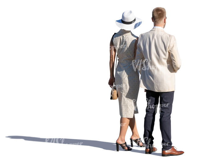 couple in summer outfit standing next to each other