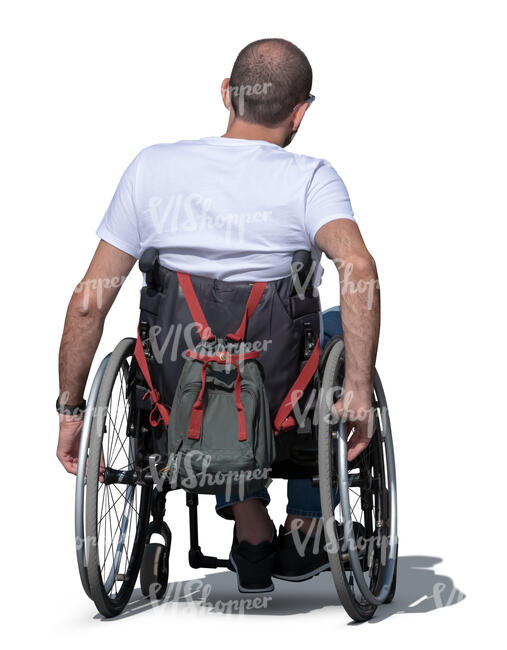 young man in a wheelchair