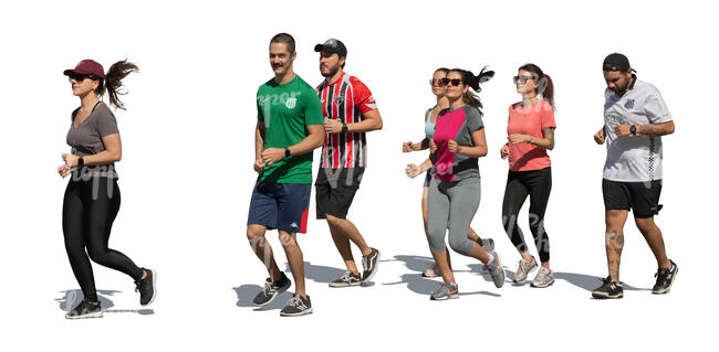 group of people running for sports