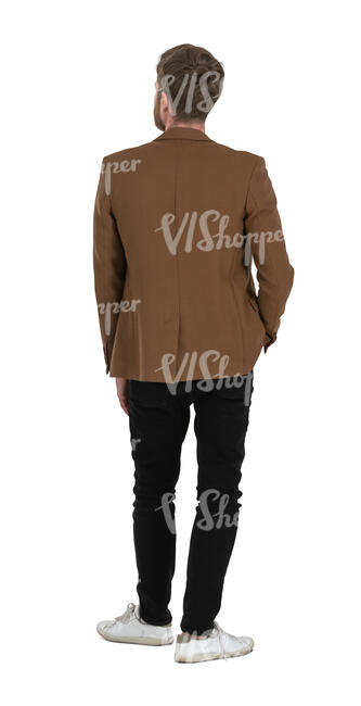 man standing hand in his pocket