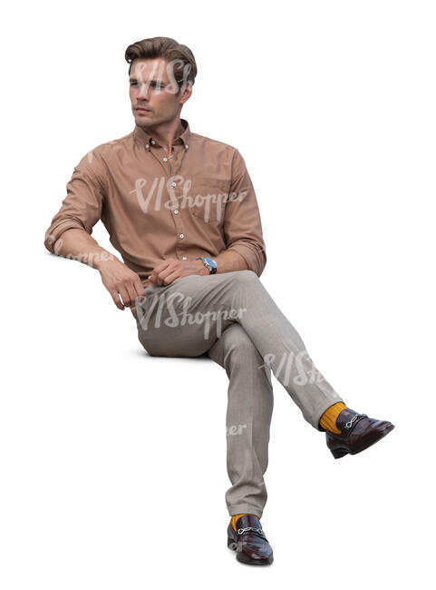 man sitting