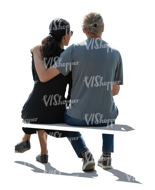 couple sitting seen from behind