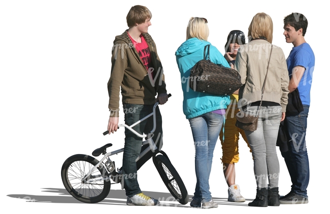 group of youngsters standing together