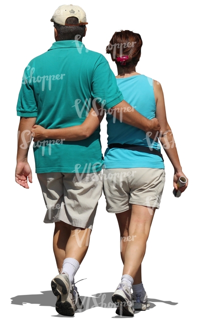 couple walking arm in arm