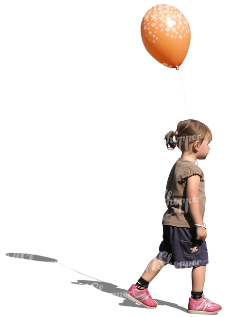 girl with a balloon