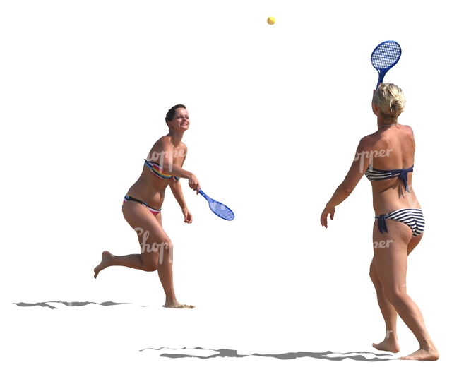 two women playing racquetball