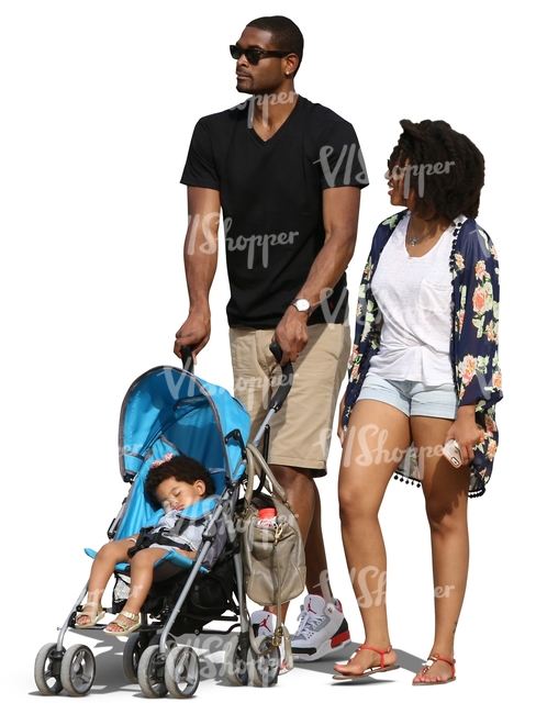 african family walking