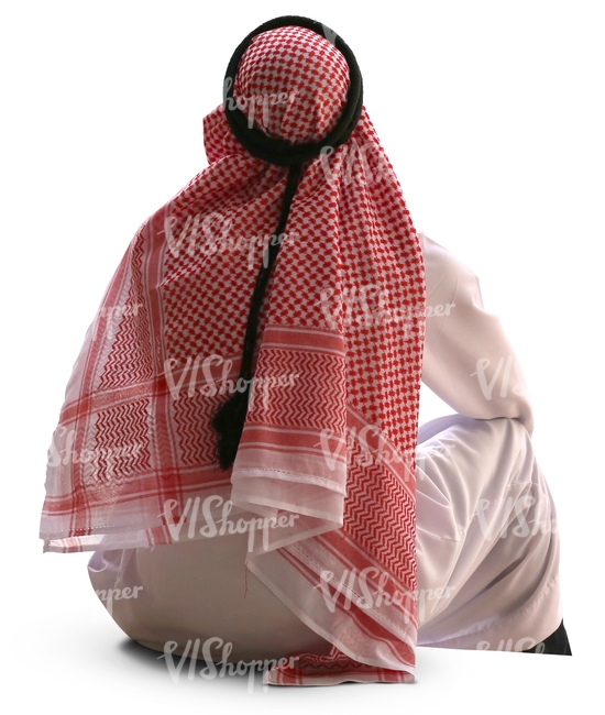 arab man sitting