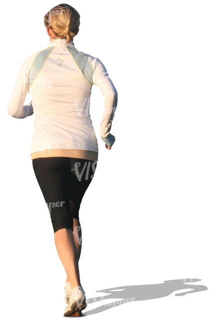 woman jogging