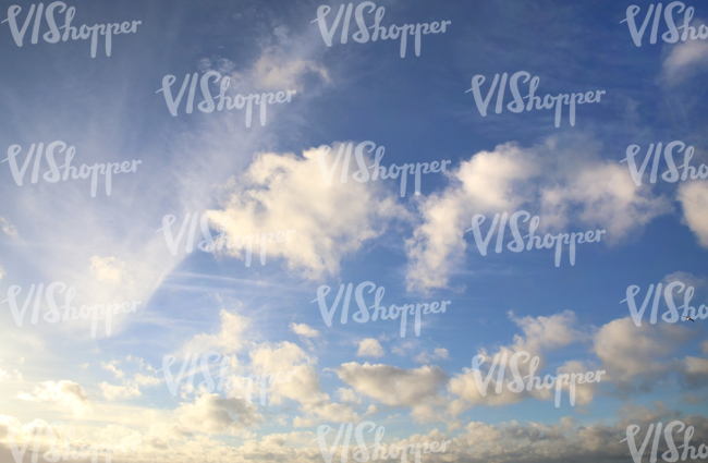 sky texture with white clouds