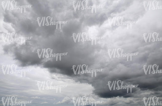 grey sky texture with big storm clouds