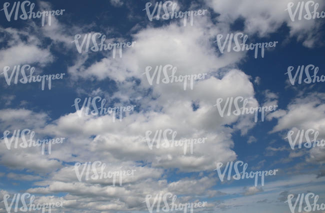 daytime sky with many white clouds