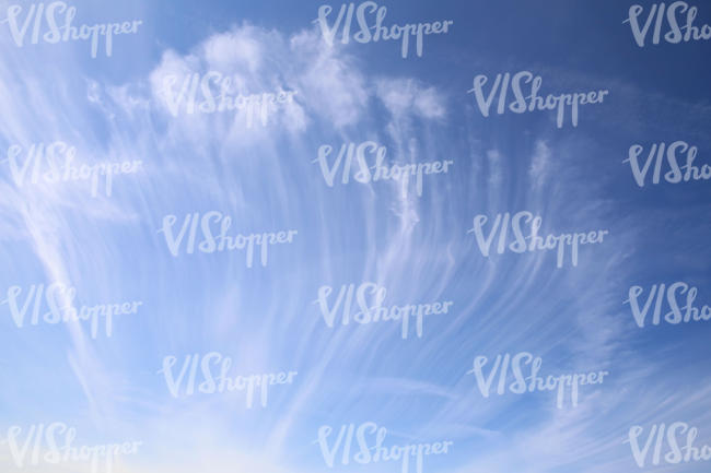daytime sky with some interesting thin clouds
