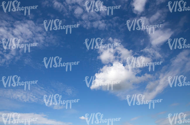 blue sky with some white clouds