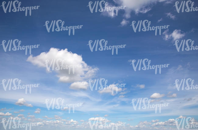 daytime sky with small cumulus clouds