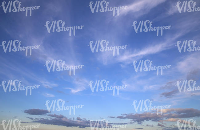 sky with some cirrus and low clouds