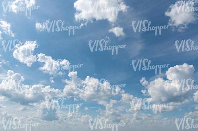 daytime sky with many white clouds