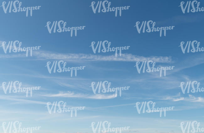 cloud with few stripes of clouds