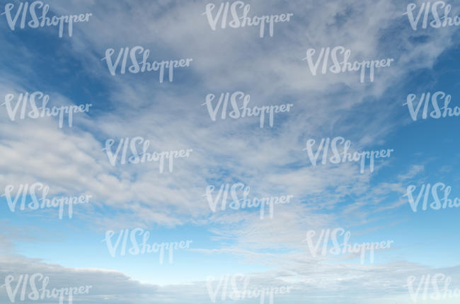 sky with many thin clouds